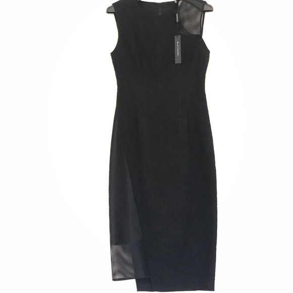 Elie Tahari Herika Dress Black 6 NWT $398 - Picture 8 of 16
